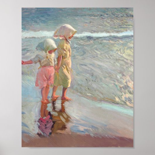 Poster Joaquin Sorolla - Les Trois Soeurs (Devant)