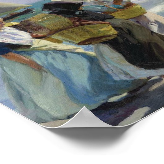 Poster Joaquin Sorolla - Les Trois Voiles (Coin)