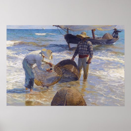 Poster Joaquin Sorolla - Pêcheur valencien (Devant)