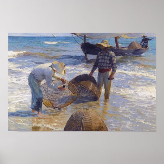 Poster Joaquin Sorolla - Pêcheur valencien (Devant)