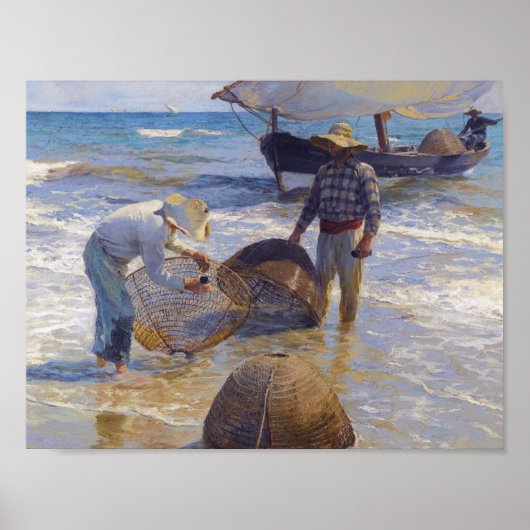 Poster Joaquin Sorolla - Pêcheur valencien (Devant)