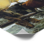 Poster Joaquín Sorolla - Retour de la pêche (Coin)