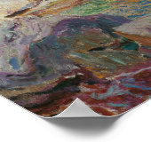 Poster Joaquin Sorolla-Rocks de Javea et le Bateau Blanc (Coin)