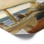 Poster Joaquin Sorolla - Valencia Beach (Coin)