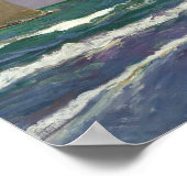 Poster Joaquin Sorolla - Voiles de navires dans la mer (Coin)