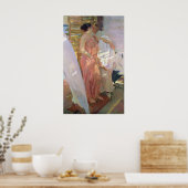 Poster Joaquín Sorolla y Bastida après le bain (Cuisine)