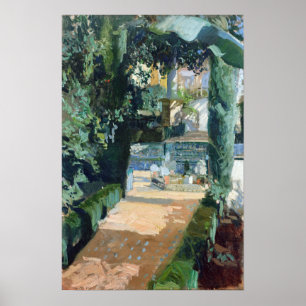 Poster Joaquín Sorolla y Bastida Cour des Danses