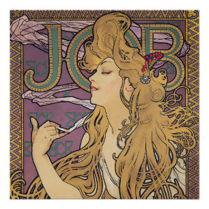 Poster Job (1896) par Alphonse Mucha
