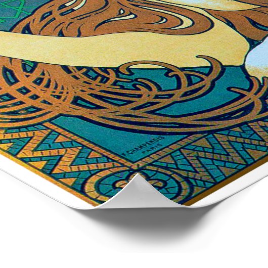 Poster JOB, Mucha (Coin)