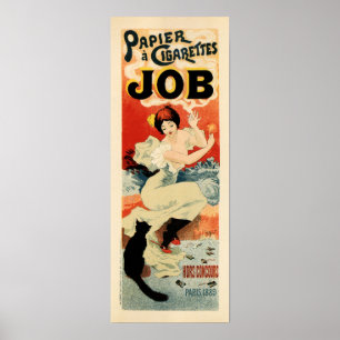 Poster JOB Papier Cigarettes par Georges Meunier Publicit