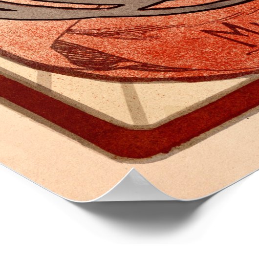 Poster JOB par Alphonse Mucha (Coin)