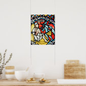 Poster Job tormented by the Devil, 12th century (Cuisine)