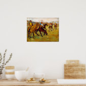 Poster Jockey et Cheval (avant la course), Edgar Degas (Cuisine)