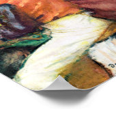 Poster Jockey et cheval, Edgar Degas (Coin)