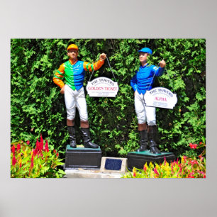Poster Jockeys de pelouse de saratoga pour les voyageurs