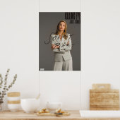 Poster Jodie Comer dans Killing Eve Character (Cuisine)