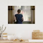 Poster Jodie regarde la pluie (Cuisine)