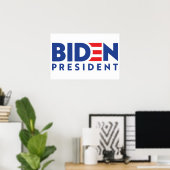 Poster Joe Biden 2020 Biden pour le président (Bureau à domicile)