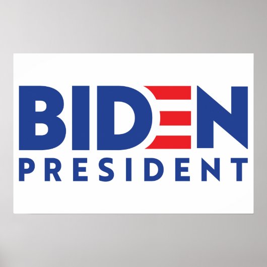 Poster Joe Biden 2020 Biden pour le président (Devant)