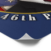 Poster Joe Biden 46e Président USA Photo commémorative (Coin)