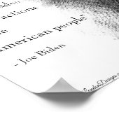 Poster Joe Biden & Citation (Coin)