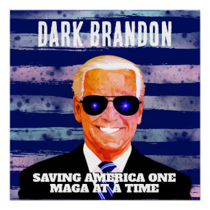 Poster Joe Biden comme Dark Brandon