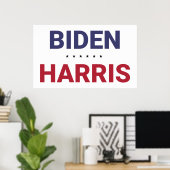 Poster Joe Biden et Kamala Harris (élection américaine de (Bureau à domicile)