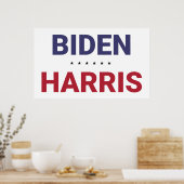 Poster Joe Biden et Kamala Harris (élection américaine de (Cuisine)