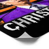 Poster Joe Biden Joyeux Halloween Joyeux Noël NOUS Drapea (Coin)