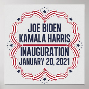 Poster Joe Biden Kamala Harris Investiture 2021