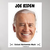 Poster Joe Biden Masque Halloween (Devant)