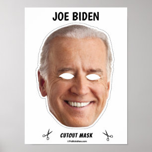 Poster JOE BIDEN Masque Halloween