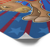 Poster Joe Biden pour le président 2020 Démocrate Donkey (Coin)