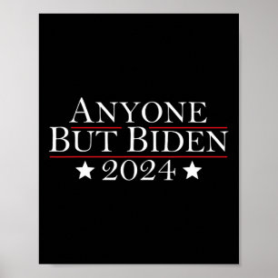Poster Joe Biden Tous sauf Biden 2024 Trump