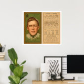 Poster Joe Tinker Cubs Baseball 1911 (Bureau à domicile)