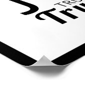 Poster Joe Trumped Trump, drapeau américain (Coin)