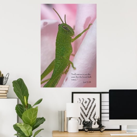 Poster Joel 2 Scripture (Bureau à domicile)