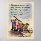 Poster @joeldommet irkafirka print (Devant)