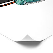 Poster Jogger du coureur d'art pop gras (Coin)