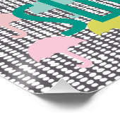 Poster Jogging Beach écran solaire Motivation (Coin)