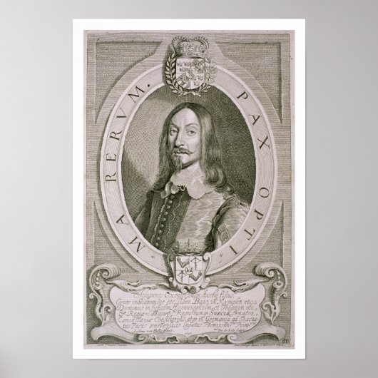 Poster Johan Axelsson Oxenstierna (1611-57) Comte de Sode (Devant)
