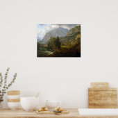 Poster Johan Christian Dahl Vue de Fortundalen (Cuisine)