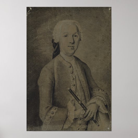 Poster Johann Joachim Quantz (Devant)