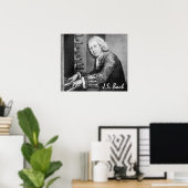 Poster Johann Sebastian Bach Art Art (Bureau à domicile)