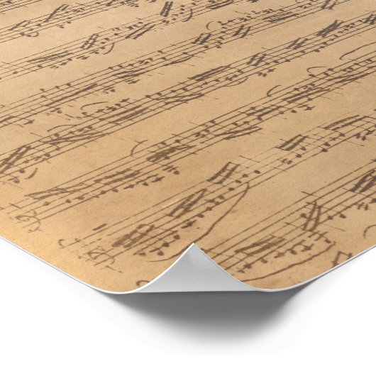 Poster Johann Sebastian Bach - Chaconne (Coin)