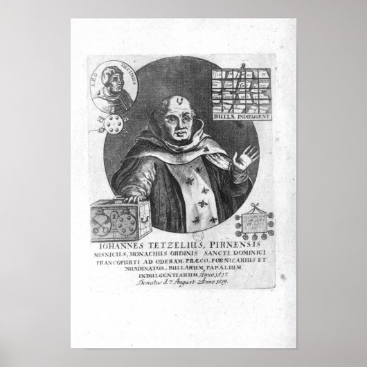 Poster Johann Tetzel (Devant)