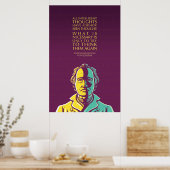 Poster Johann W von Goethe Citation Inspirationnelle : Pe (Cuisine)