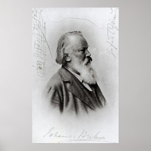 Poster Johannes Brahms