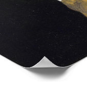 Poster Johannes Vermeer - Fille avec une oreille perle (Coin)