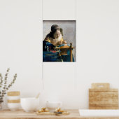 Poster Johannes Vermeer - La Dentellière (Cuisine)
